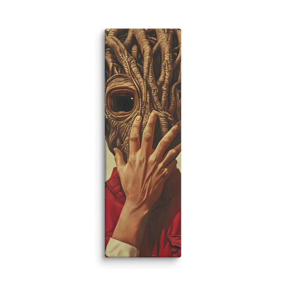 The Mask of Roots | Canvas | 12″×36″