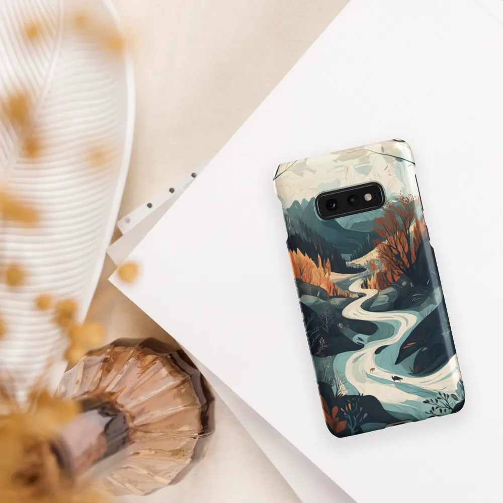 Winding Serenity: A Digital Landscape