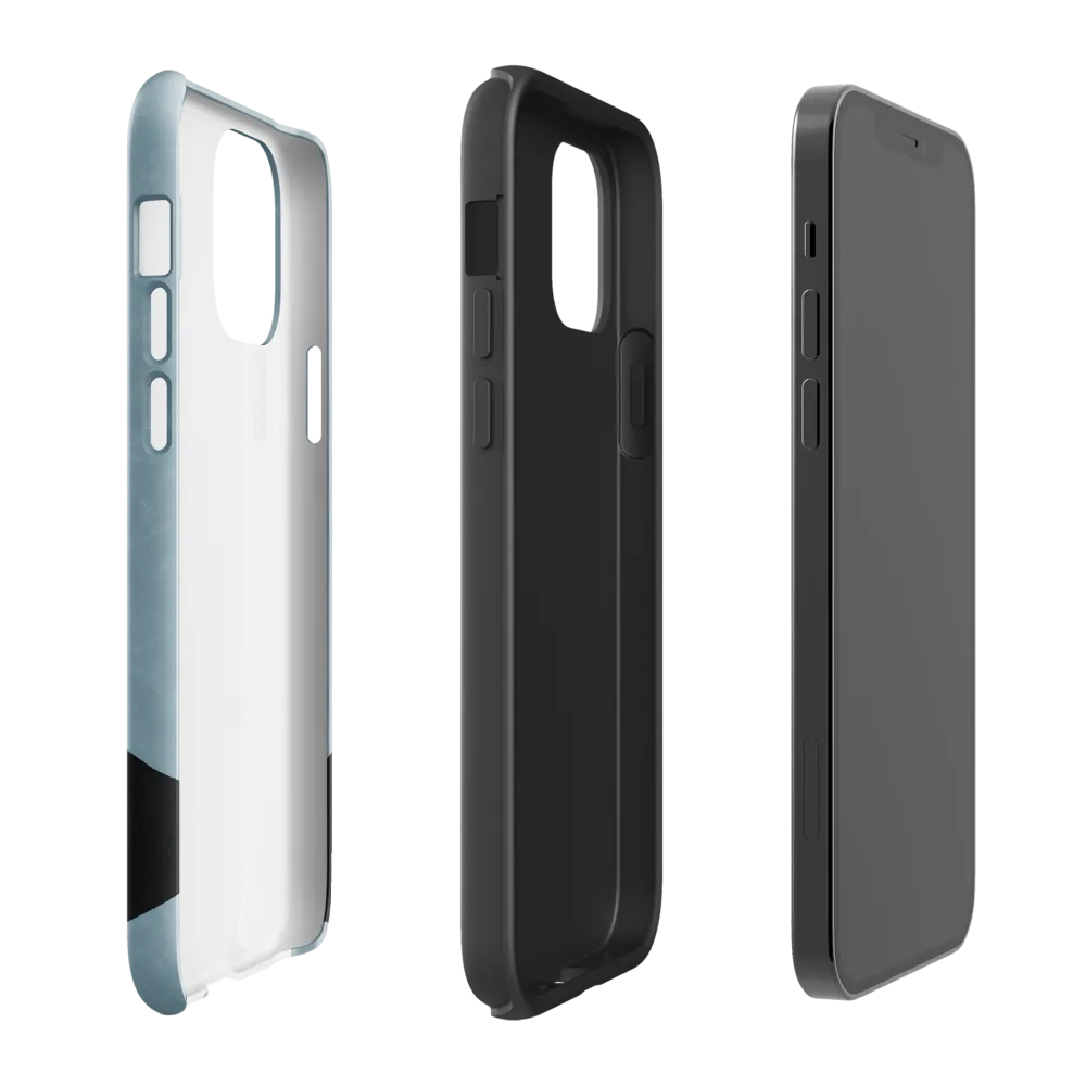 Minimalist Portrait of a Modern Man | Phone Case |  12 Pro | Tough Case | Glossy