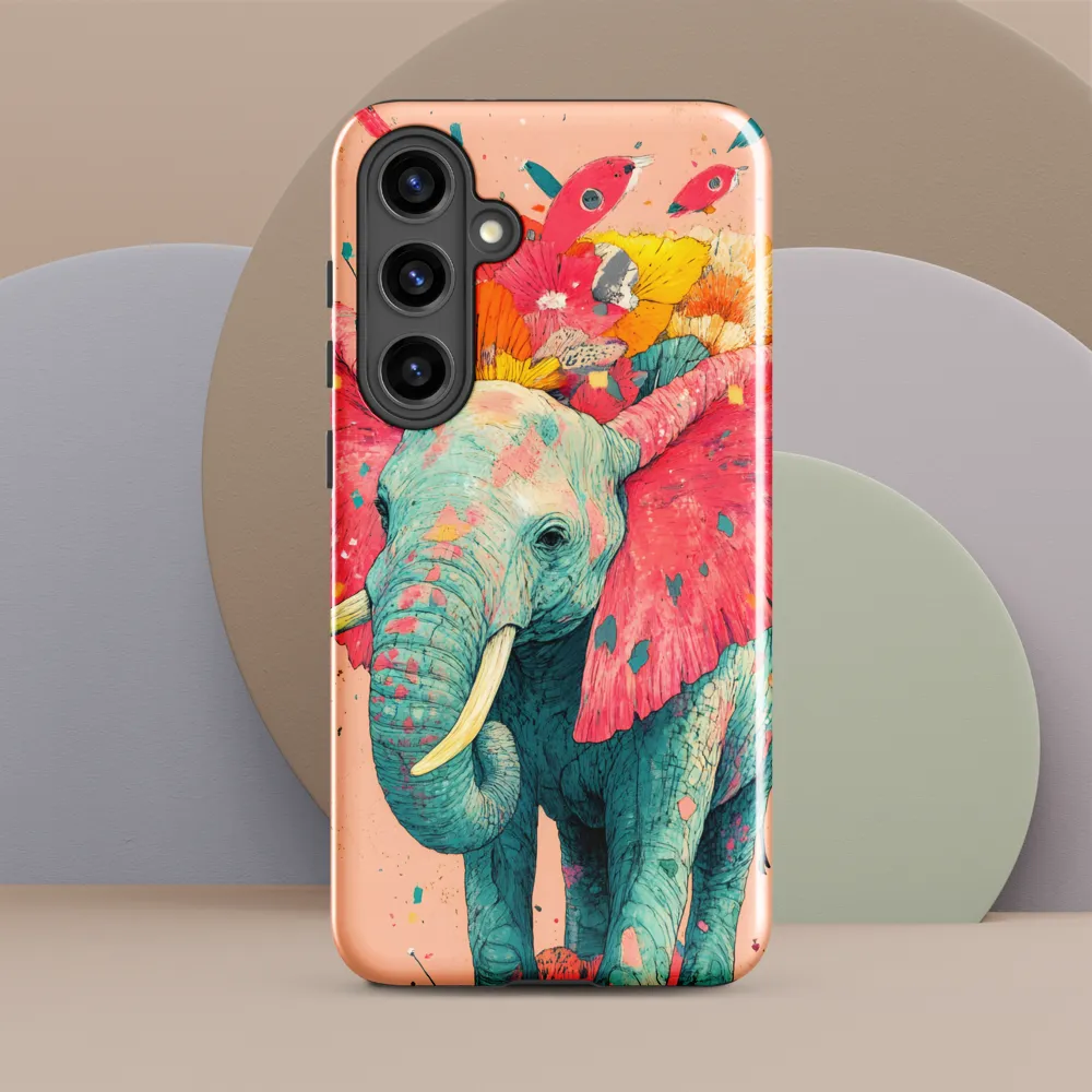 Whimsical Elegance: The Floral Elephant