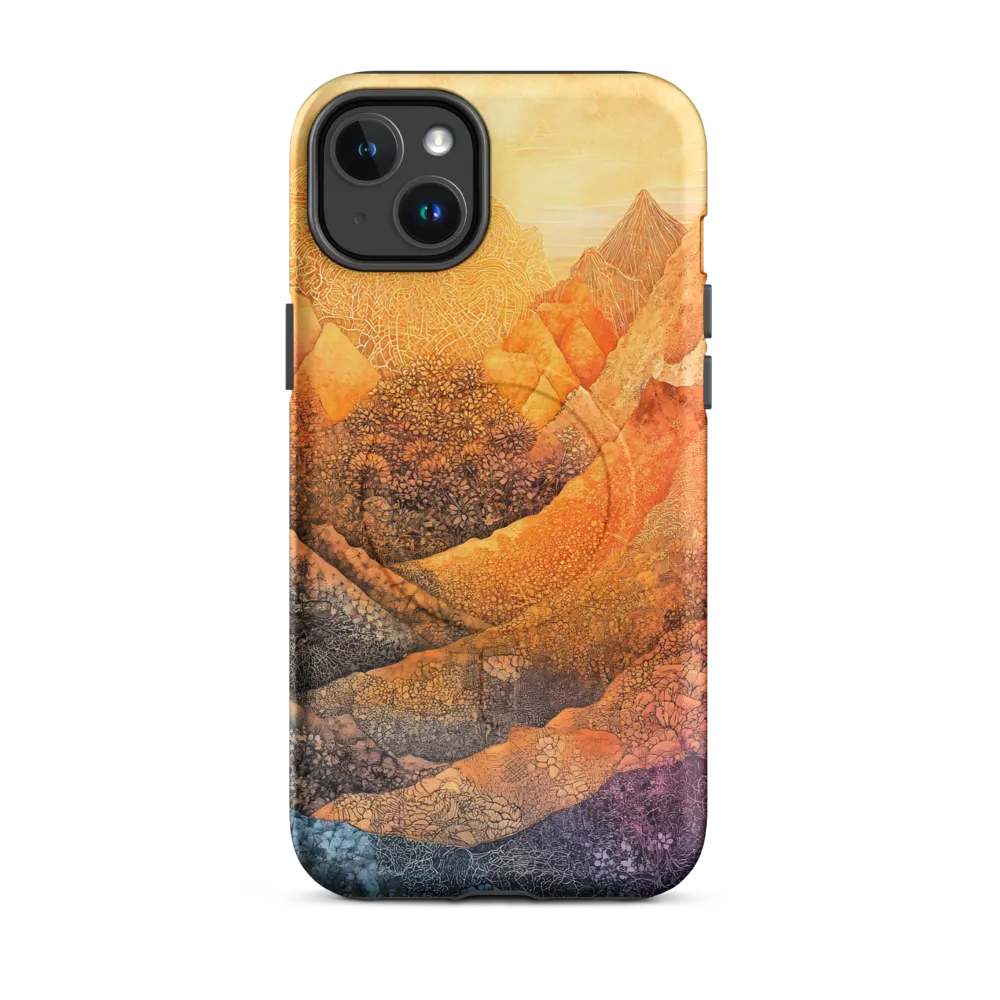 Serene Peaks of Color