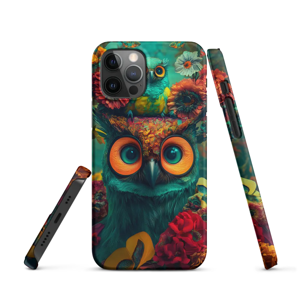 Majestic Harmony: The Floral Owl