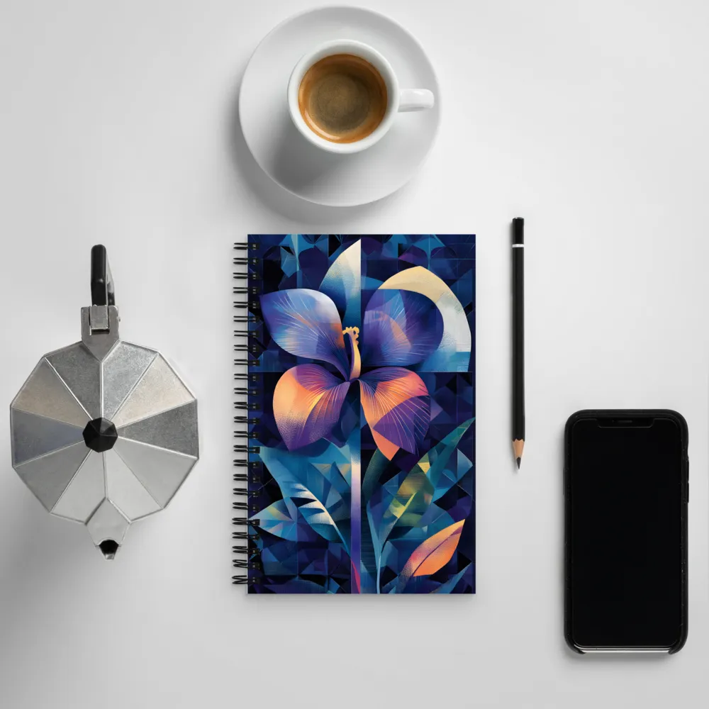 Harmony in Geometric Beauty | Spiral Notebook