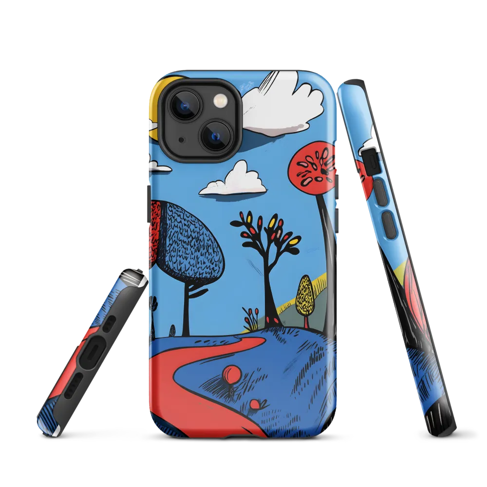 A Playful Journey Through Whimsical Woods | Phone Case |  13 | Tough Case | Glossy
