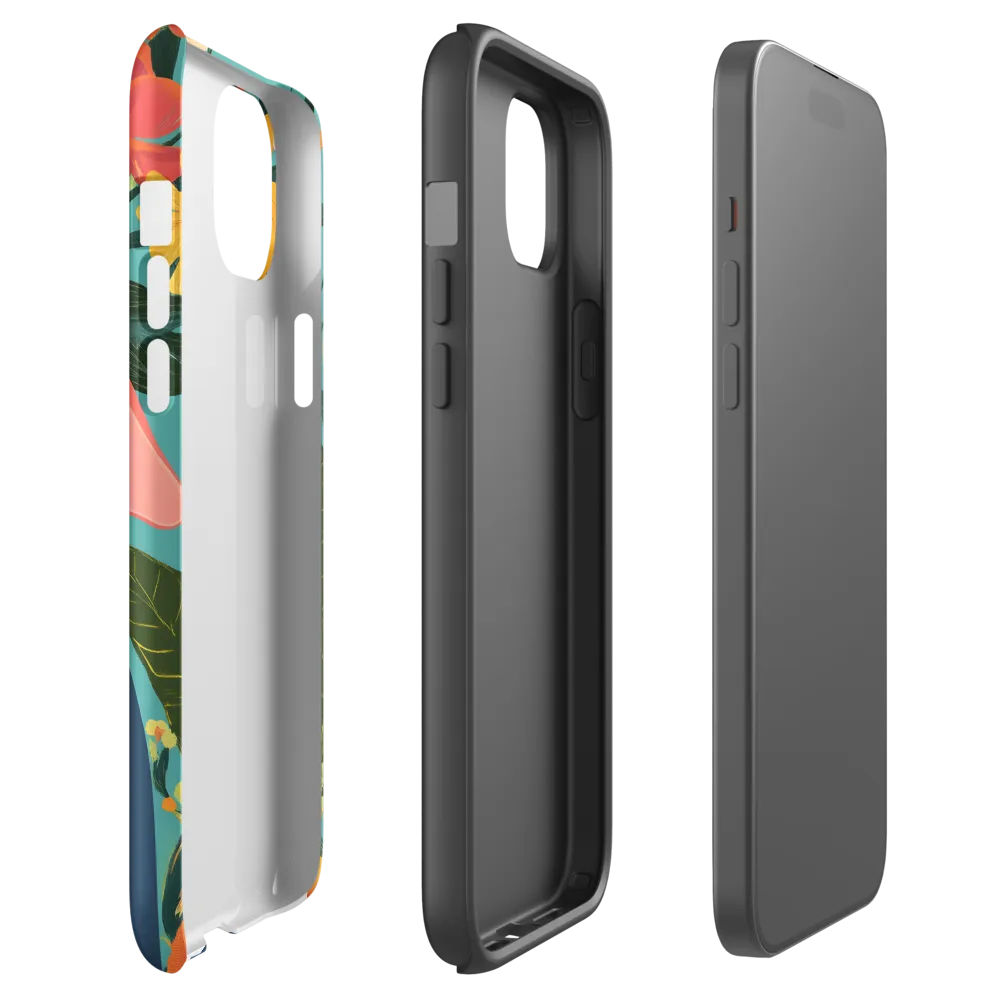 Elegance in Bloom | Phone Case |  15 Plus | Tough Case | Matte