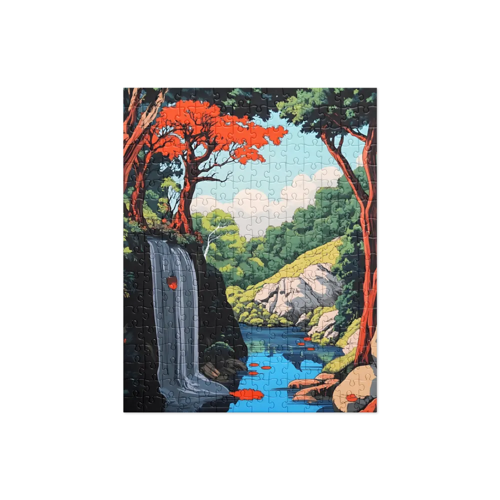 Elysian Cascade | Jigsaw Puzzle | 252/520 pieces