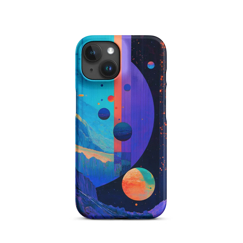 Celestial Harmony: A Surreal Exploration of Space | Phone Case |  15 | Snap Case | Matte