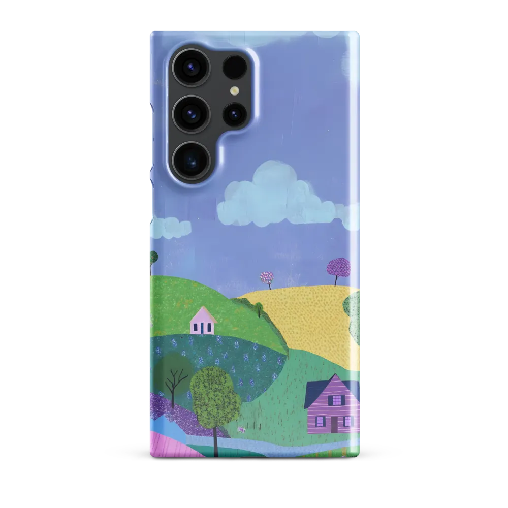 Whimsical Hills and Quaint Homes | Phone Case |  S23 Ultra | Snap Case | Glossy