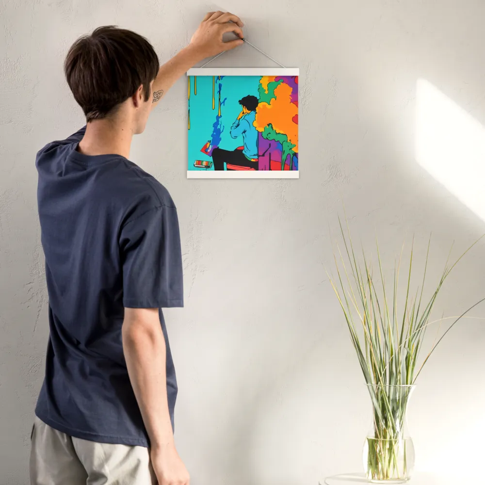 The Artist Within | Poster With White Wood Hanger | 12″×12″