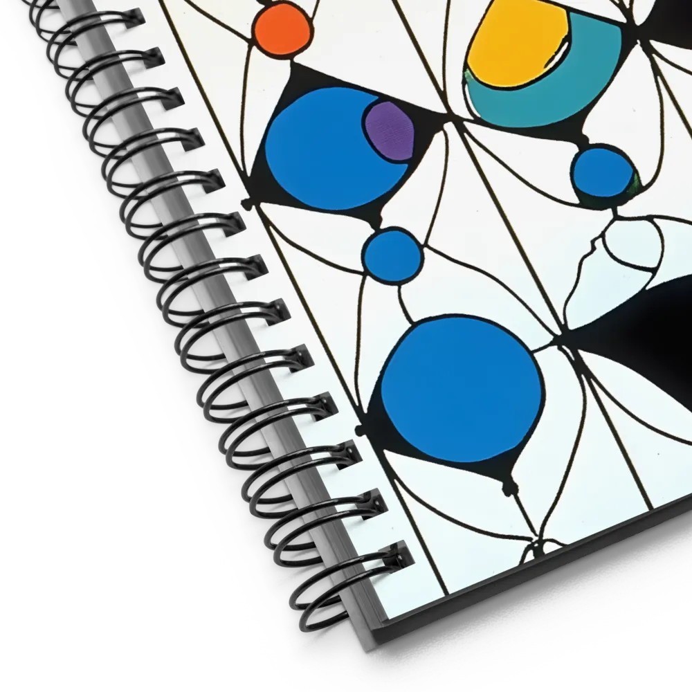 Rhythms of Color and Shape | Spiral Notebook