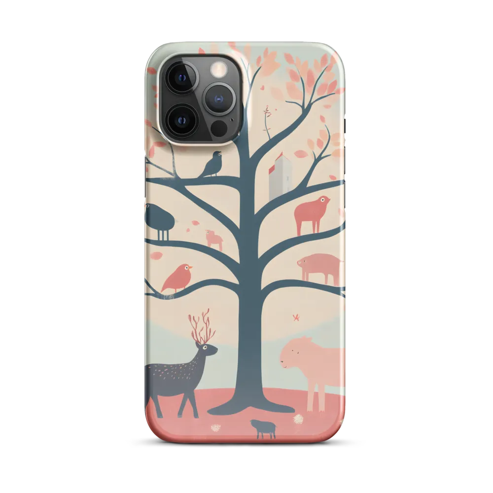 Whimsical Tree with Playful Creatures