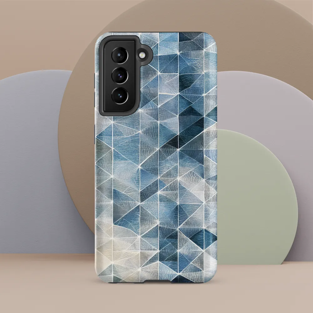 Geometric Harmony in Blue