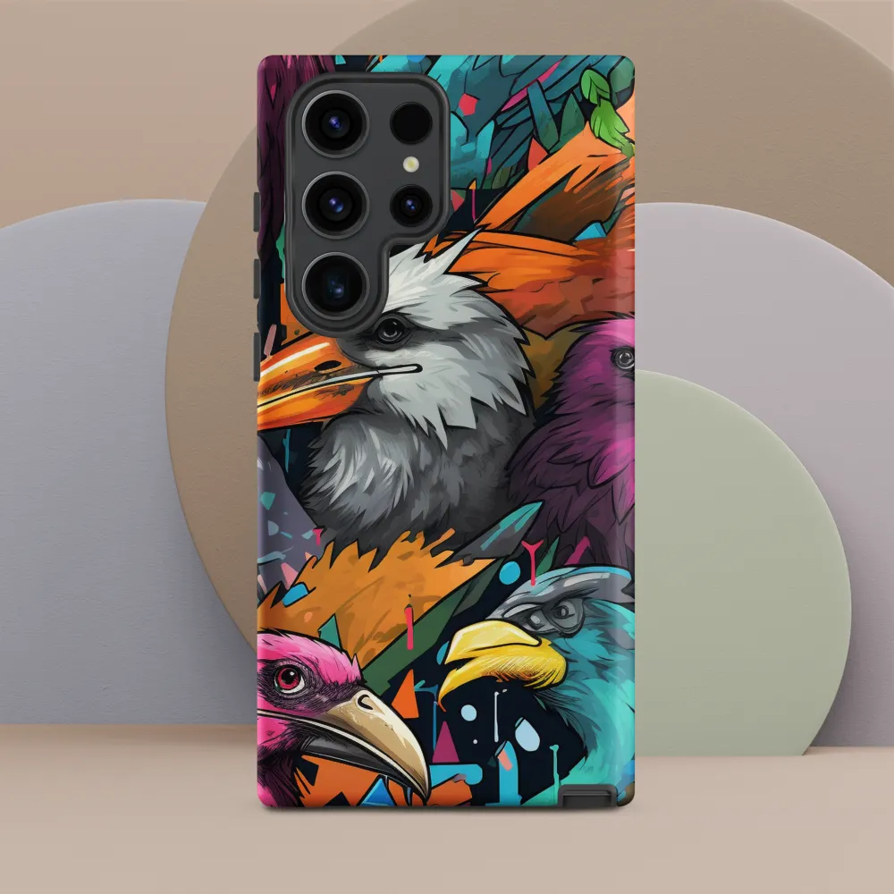 Avian Vortex: A Celebration of Color and Form