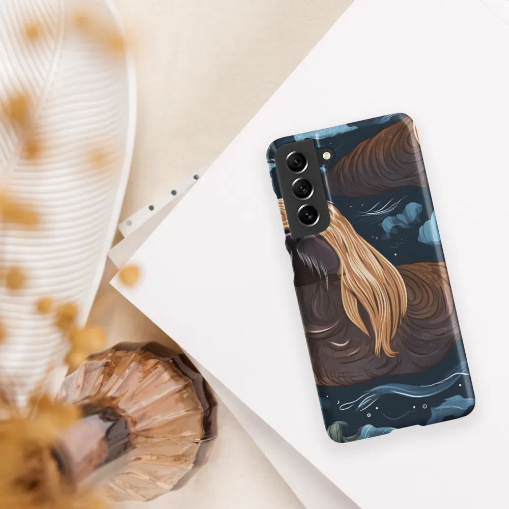 Whimsical Walruses in Deep Blue