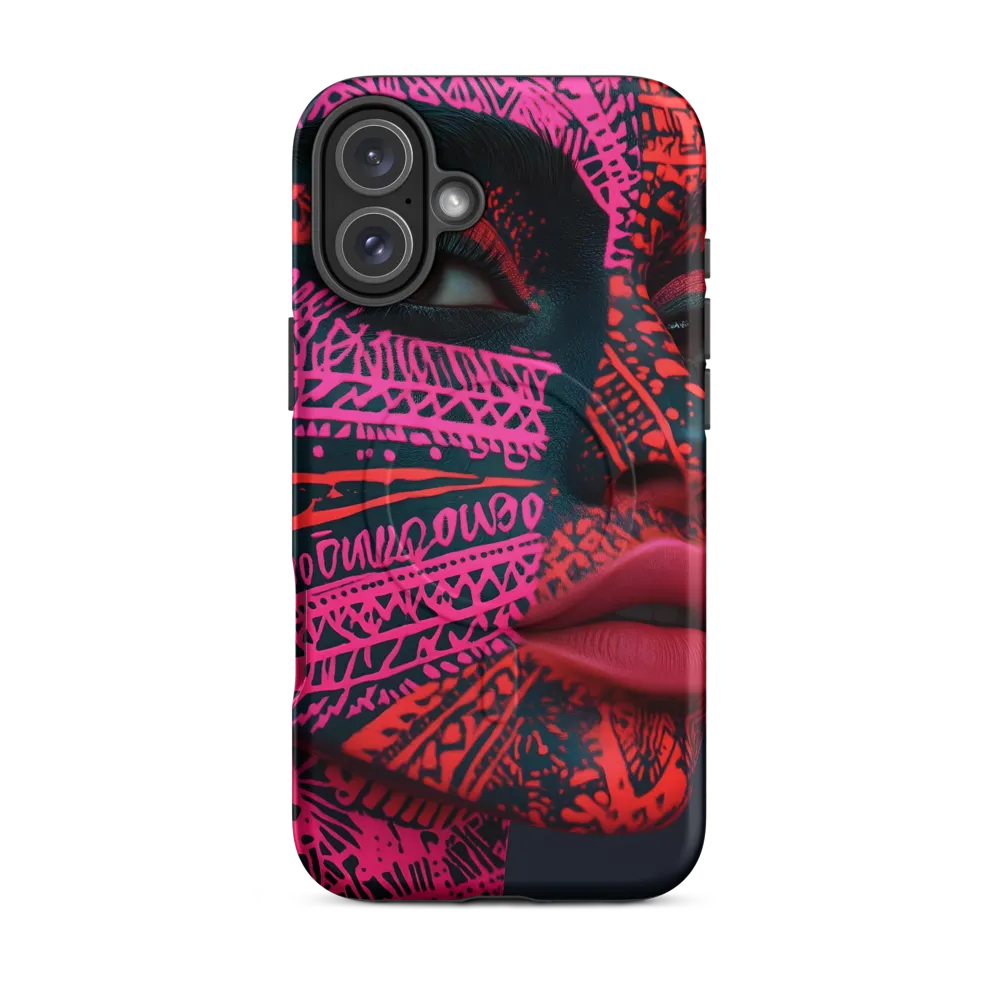 Neon Visage: A Bold Expression of Contemporary Art