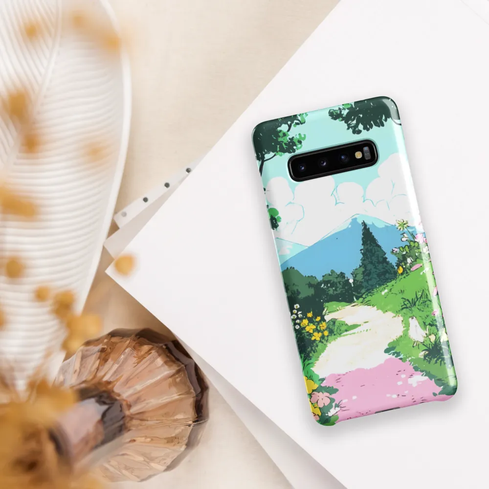 A Serene Journey Through Nature | Phone Case |  S10 Plus | Snap Case | Glossy