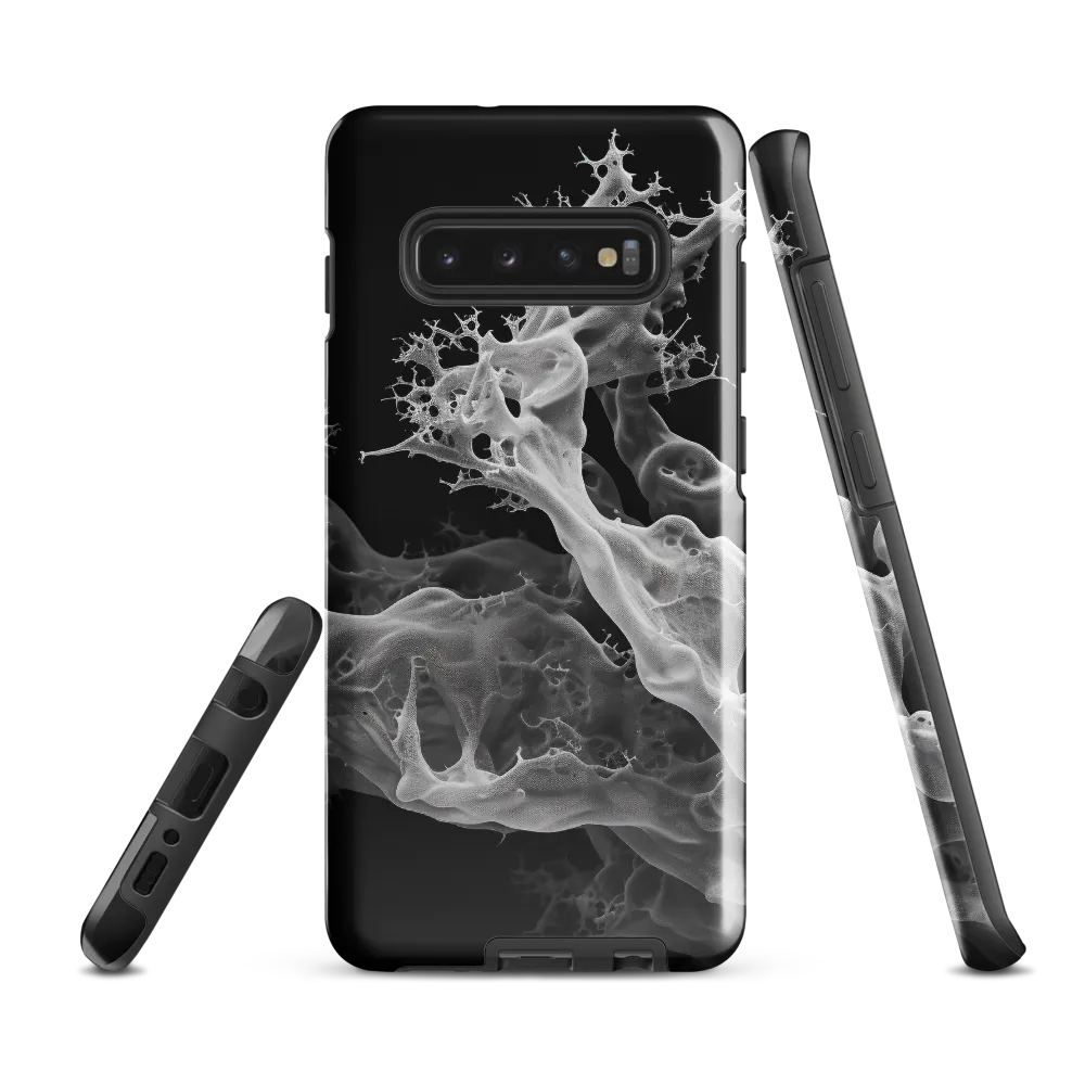 Ethereal Fractals: An Abstract Exploration | Phone Case |  S10 Plus | Tough Case | Glossy