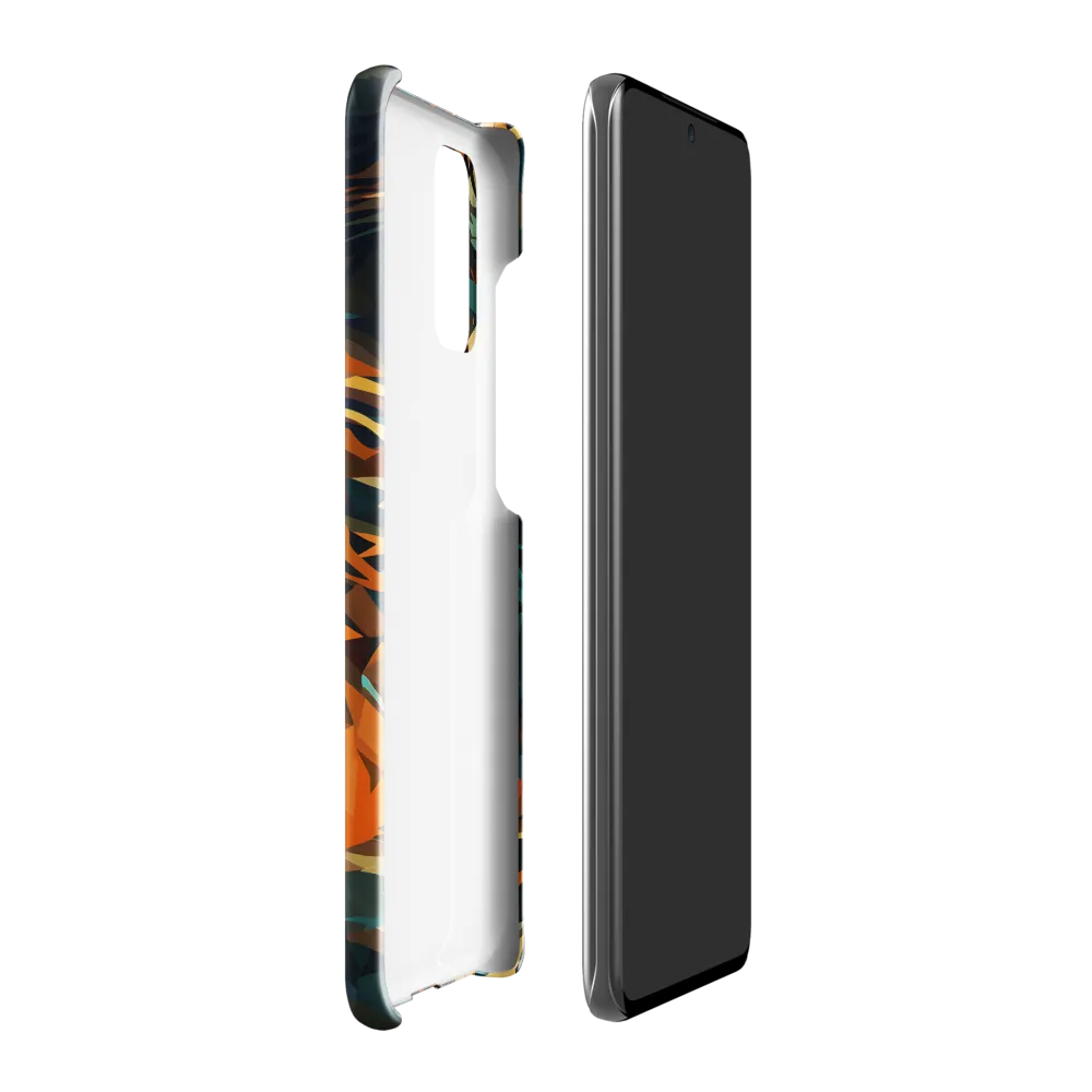 Wild Symphony: Abstract Tigers | Phone Case |  S20 Plus | Snap Case | Glossy