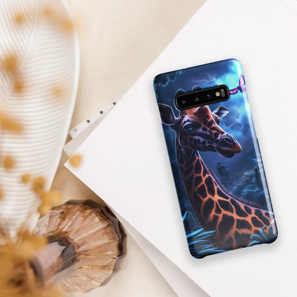 Mystical Giraffe in Twilight Jungle | Phone Case |  S10 Plus | Snap Case | Glossy