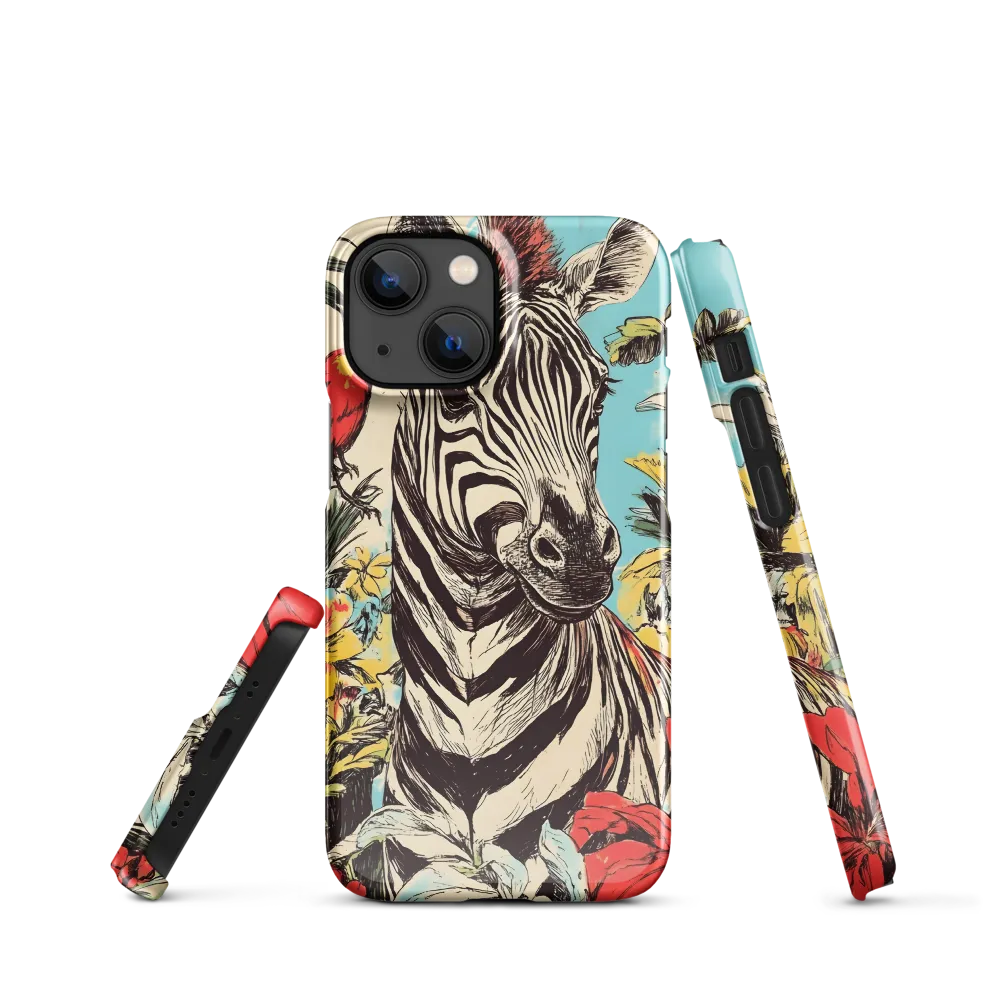 Zebra in Tropical Reverie