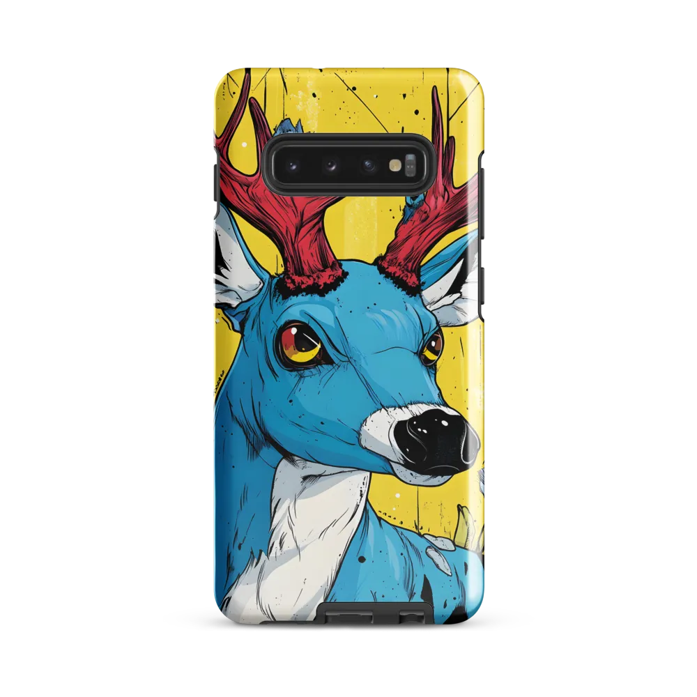 Vivid Antlers: A Modern Take on Nature | Phone Case |  S10 Plus | Tough Case | Glossy