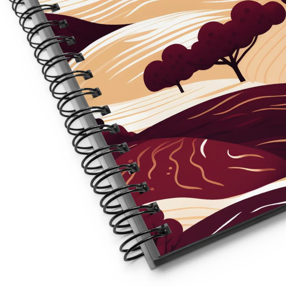 Serenity in the Hills | Spiral Notebook