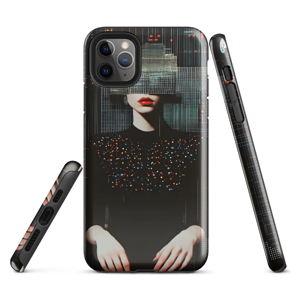 Enigmatic Digital Abstraction | Phone Case |  11 Pro Max | Tough Case | Glossy