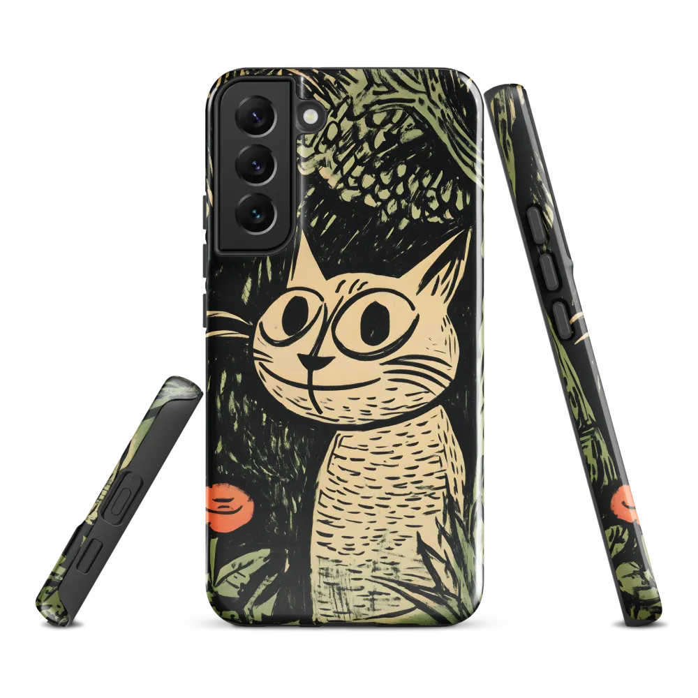 Whimsical Cat in the Forest