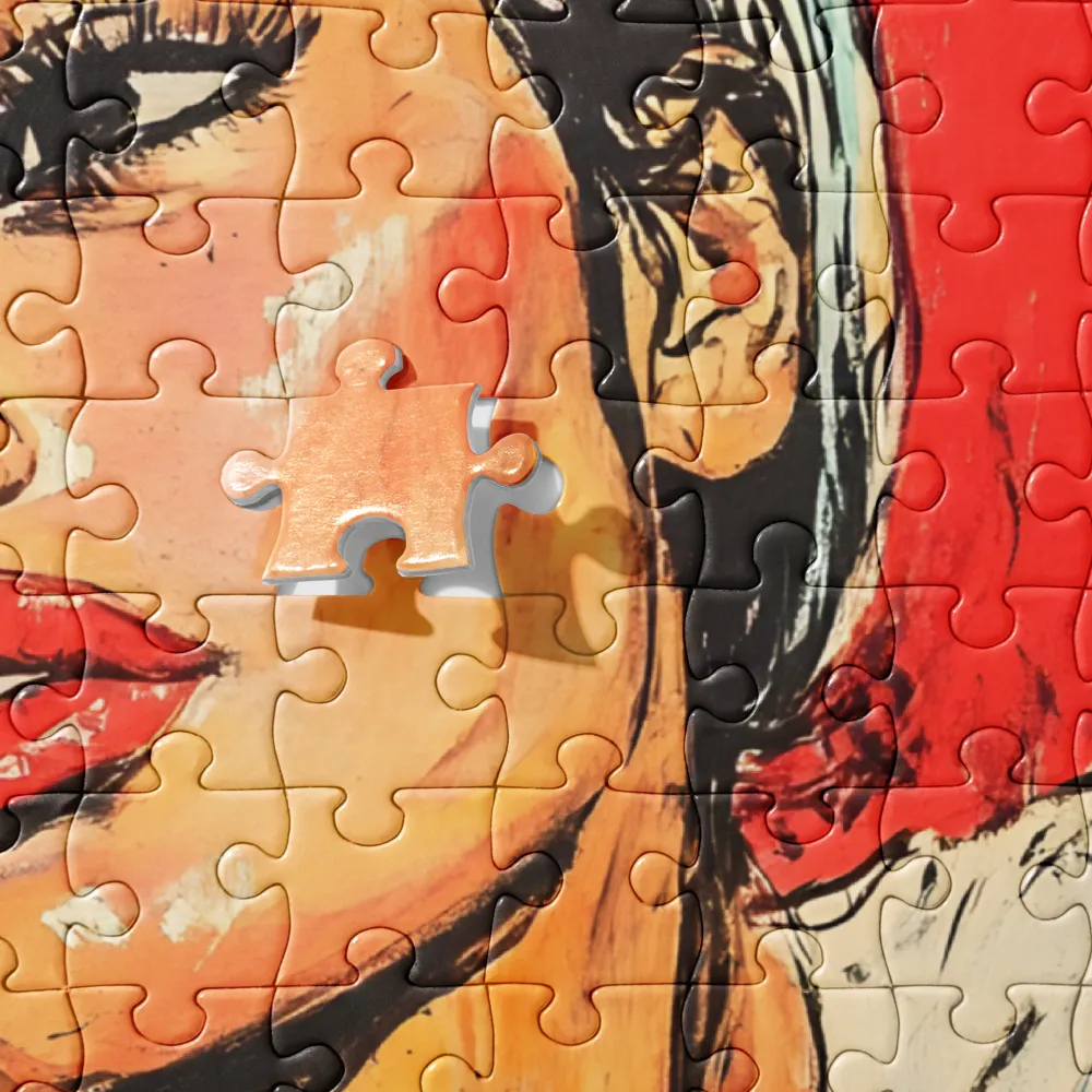 Contemplation in Red | Jigsaw Puzzle | 252 pieces