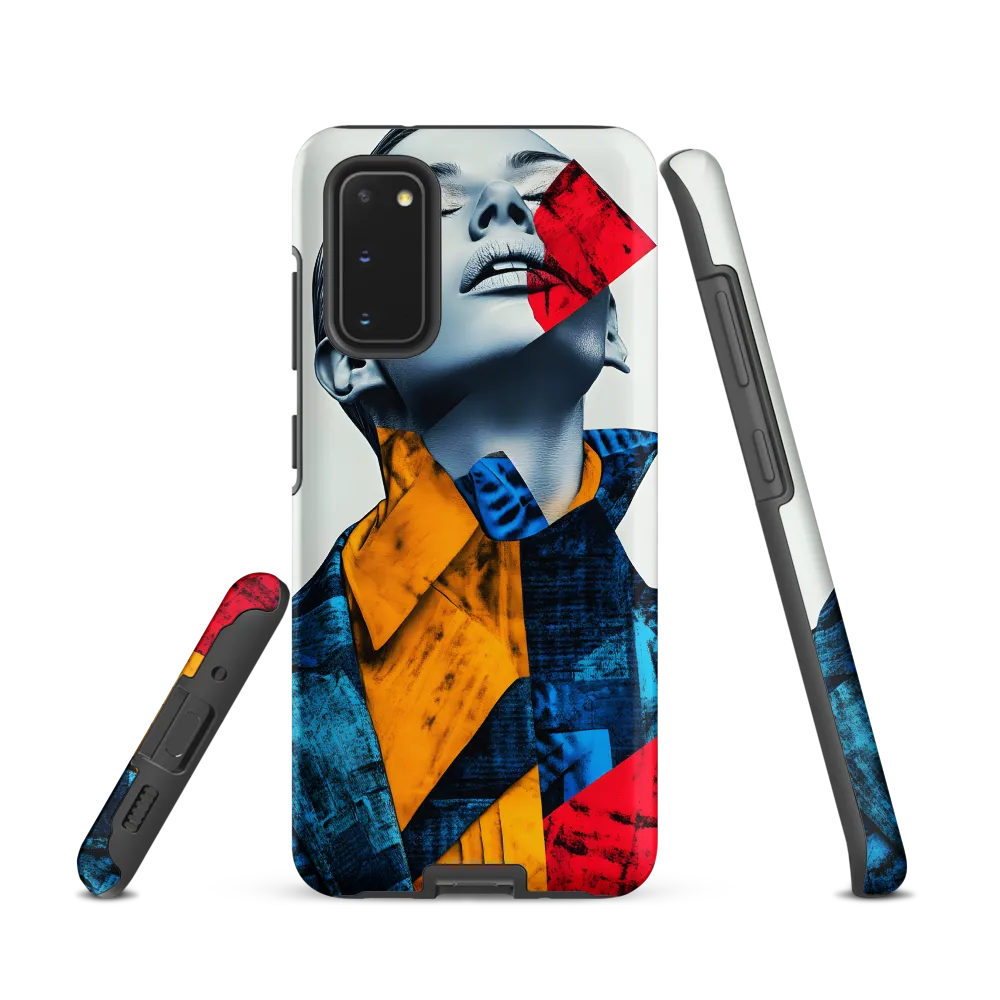 Fragmented Confidence: A Surreal Fashion Portrait