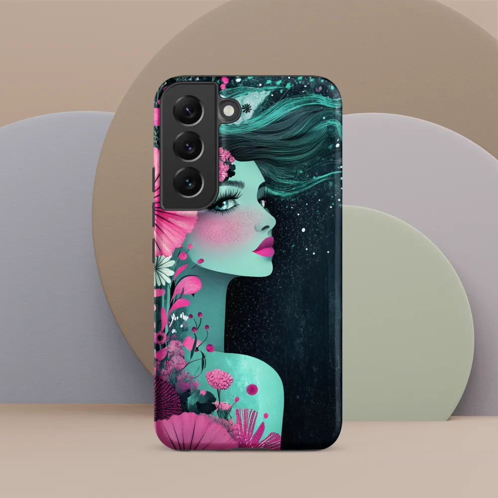Floral Harmony: Portrait of Serenity