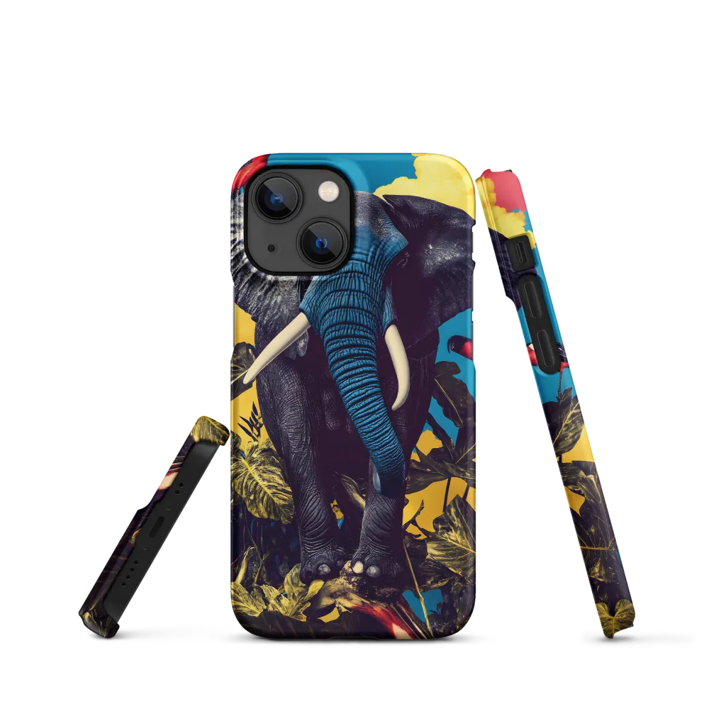 Elephant Dreams in Vibrant Colors | Phone Case |  13 Mini | Snap Case | Matte