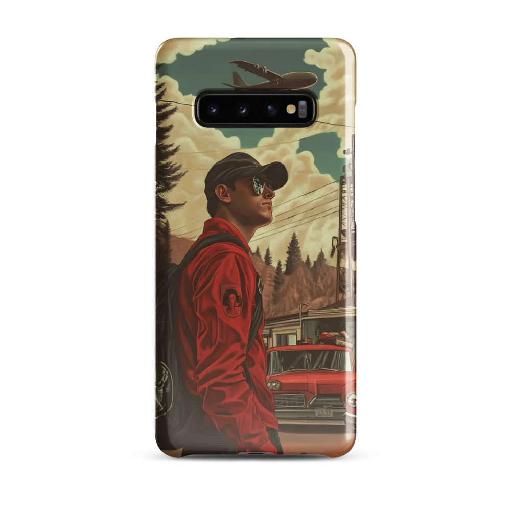 Navigating Dreams: A Surreal Adventure | Phone Case |  S10 Plus | Snap Case | Glossy