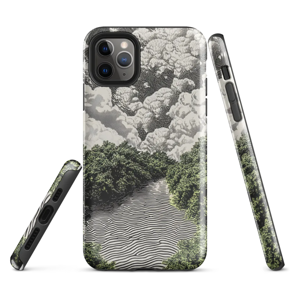 Waves of Serenity | Phone Case |  11 Pro Max | Tough Case | Glossy