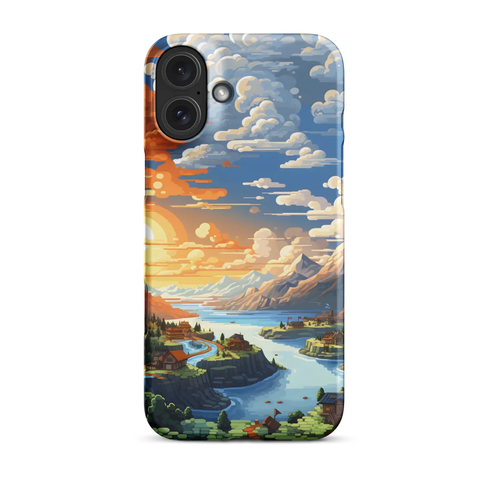 Tranquil Sunset Over Serene Landscape