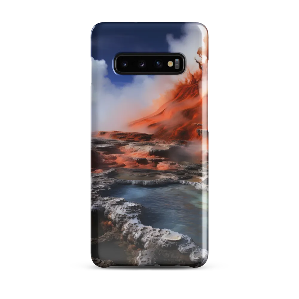 Nature's Fury: The Volcano's Expression | Phone Case |  S10 Plus | Snap Case | Glossy