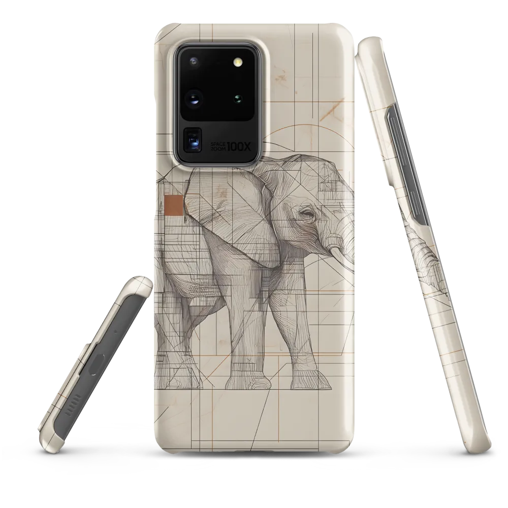 Geometric Elegance: The Steel Elephant