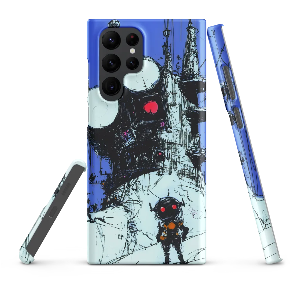 Echoes of a Futuristic Frontier | Phone Case |  S22 Ultra | Snap Case | Matte