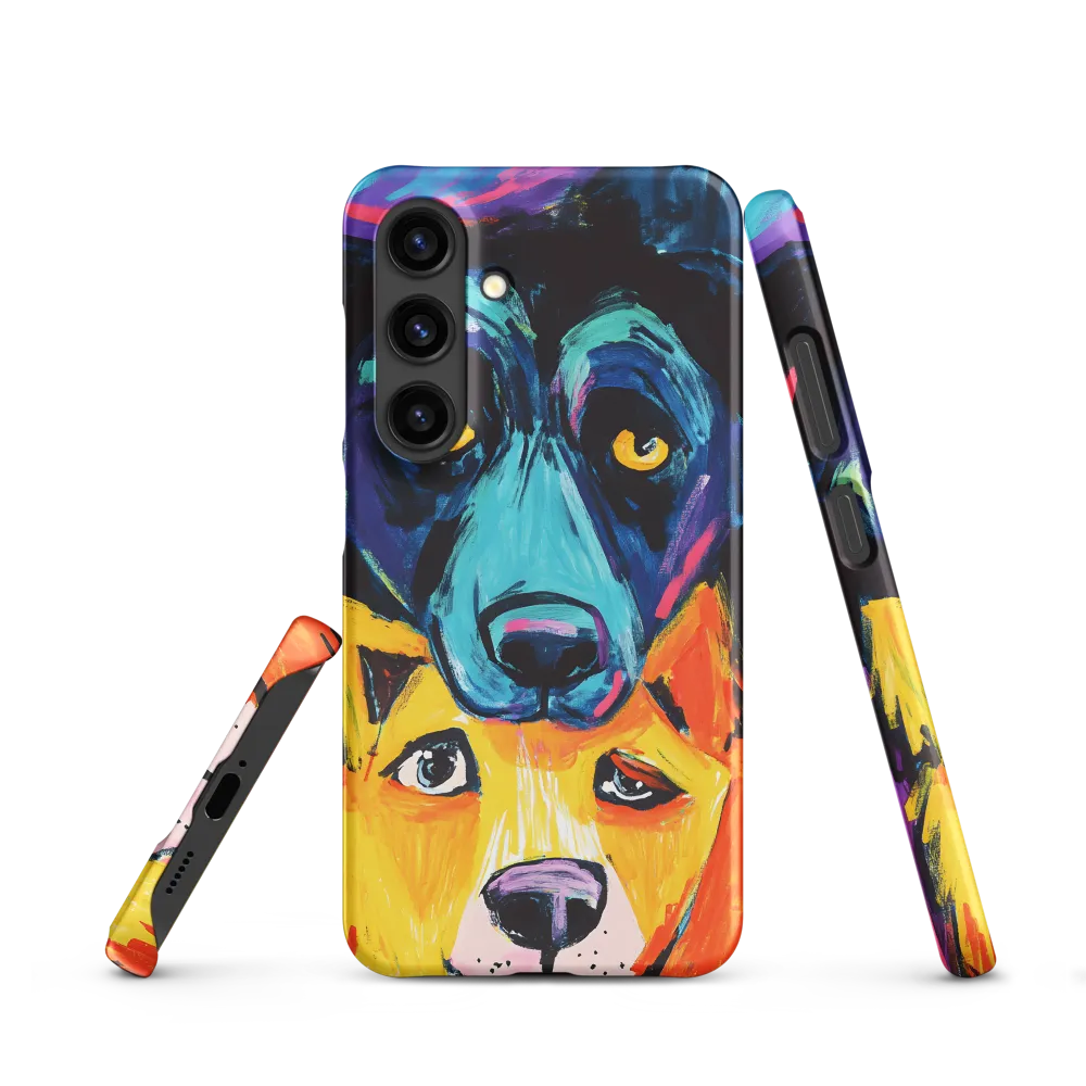 Vibrant Companions: An Expression of Canine Spirit