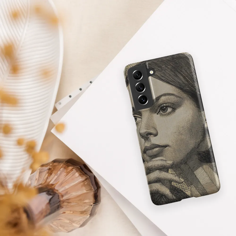 Contemplative Reflection | Phone Case |  S21 FE | Snap Case | Matte
