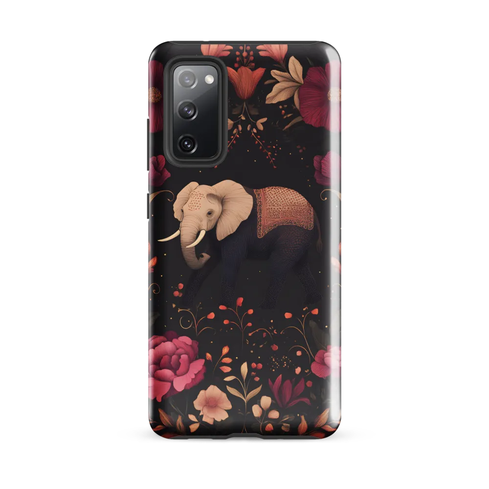 Whispers of the Wild: Elephants and Blooms