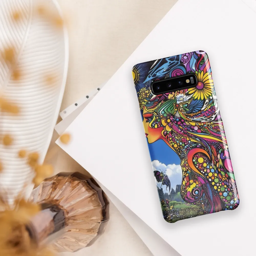 Harmony in Color: A Psychedelic Reverie | Phone Case |  S10 Plus | Snap Case | Glossy