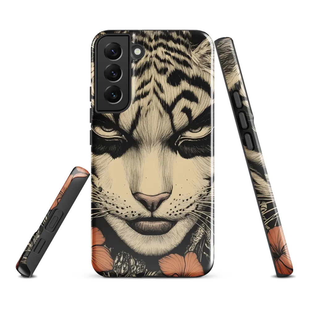 Feline Majesty: The Human-Leopard Connection | Phone Case |  S22 Plus | Tough Case | Glossy
