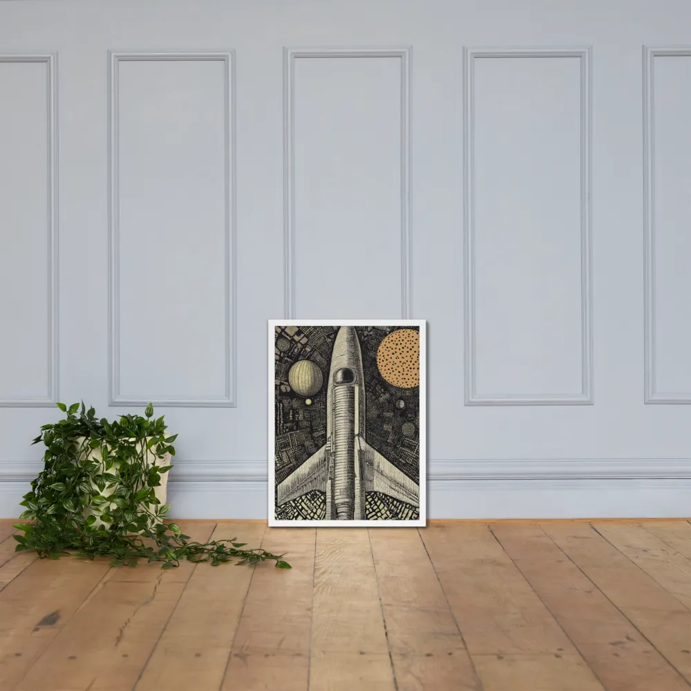 Voyage to the Unknown | Poster with White Frame | 18″×24″