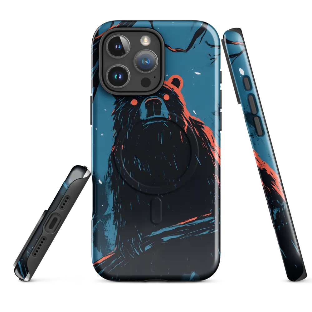 Eerie Majesty: A Bear in the Night
