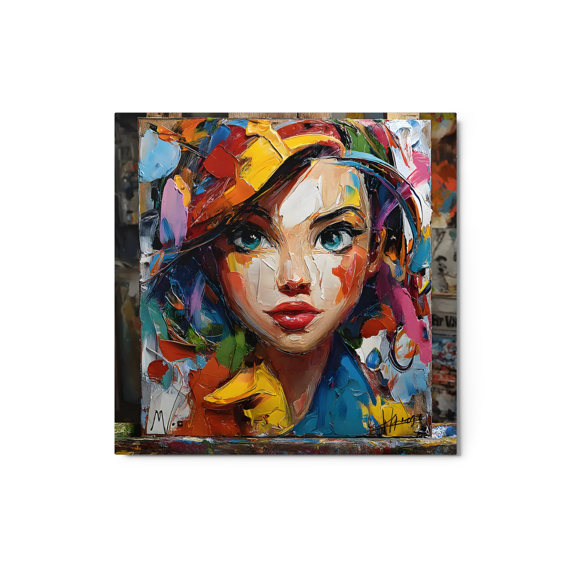 Expressive Impasto Portrait