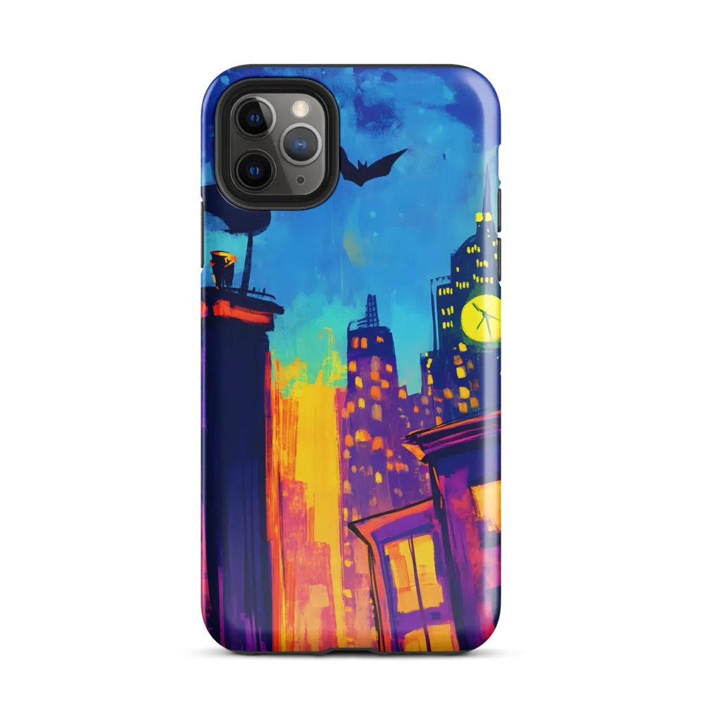 Urban Twilight: The Watchful Owl | Phone Case |  11 Pro Max | Tough Case | Glossy