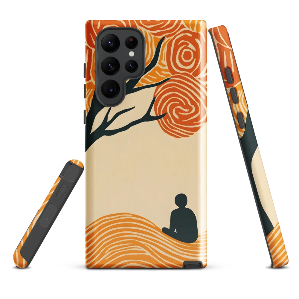 Silent Reflections under Swirling Leaves