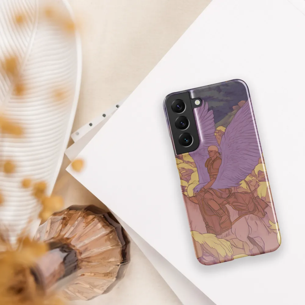 The Winged Guardian | Phone Case |  S22 | Snap Case | Glossy