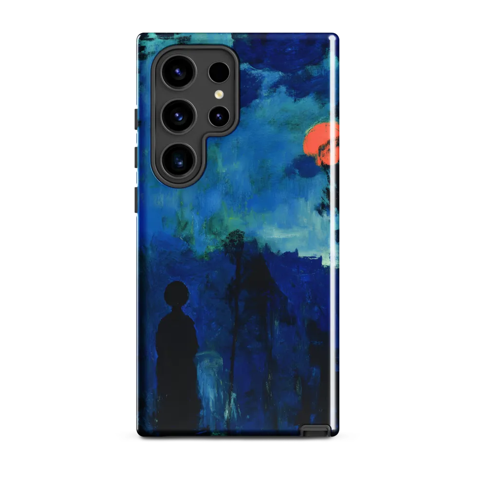 Solitude in Blue | Phone Case |  S24 Ultra | Tough Case | Glossy